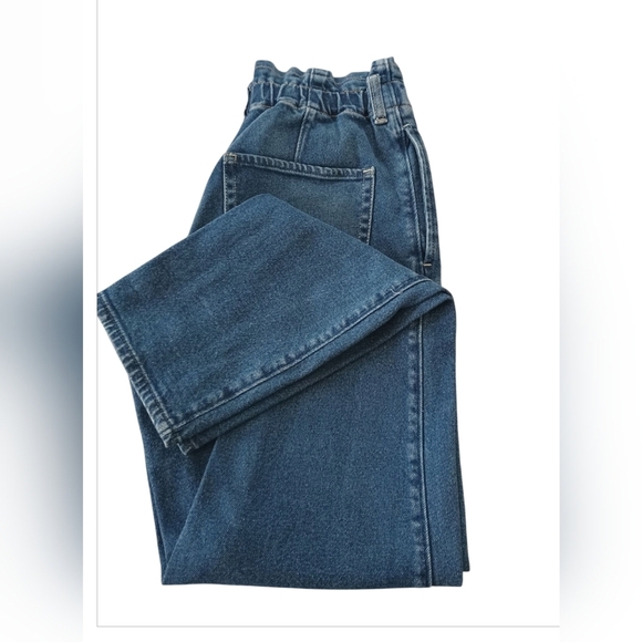 Hollister Papee Bag Jeans Ultra High Rise Mom Jean Denim 28 X 29/ 7L - Picture 2 of 8